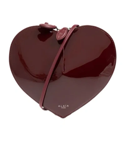Alaïa Le Coeur Heart Bag In Purple