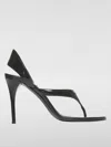 Alaïa Leather Thong Slingback Sandals In Black