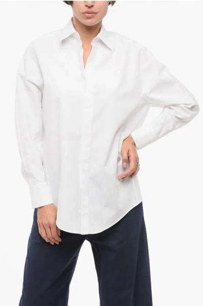 Alaïa Hidden Buttoning Popeline Shirt