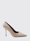 Alaïa Patent Leather 3d Coeur Pumps In Neutral