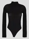 Alaïa High Neck Body In Noir