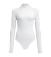 Alaïa High-neck Bodysuit In White