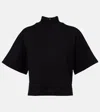 Alaïa Women Turtleneck T-shirt In Black