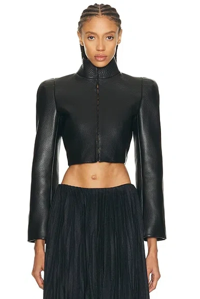 ALAÏA ALAΪA HIGH NECK JACKET