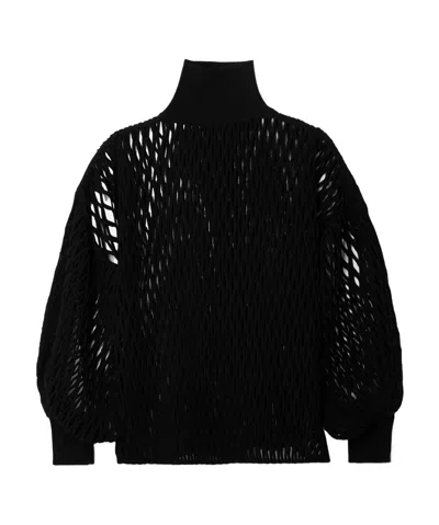Alaïa High-neck Sweater In Black