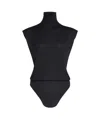 Alaïa Cap-sleeve Bodysuit In Black