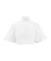 Alaïa High-necked T-shirt In White
