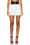 Alaïa Belted Short In Blanc