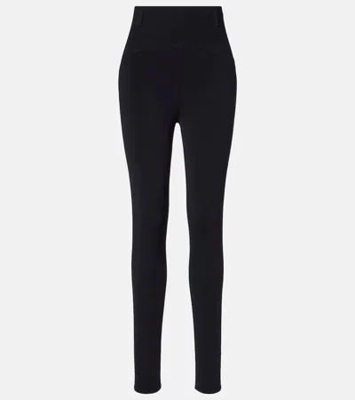 Alaïa High-rise Leggings In Black