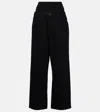 Alaïa High-rise Straight Jeans In Multicoloured
