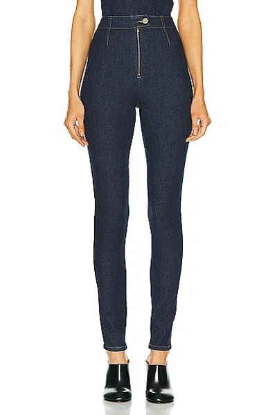 Alaïa Legging Trousers In Blue