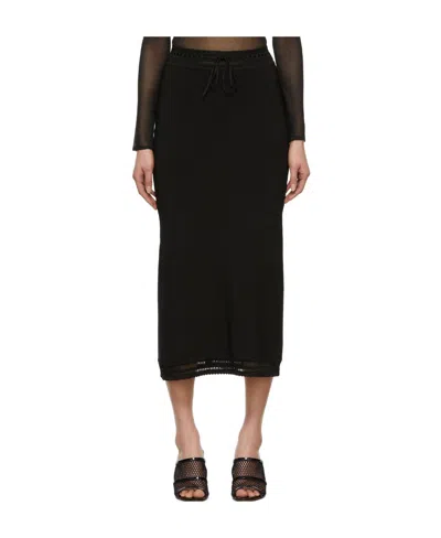 Alaïa High Waist Skirt In Black