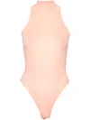 Alaïa Highneck Body Bodycon In Multicolor