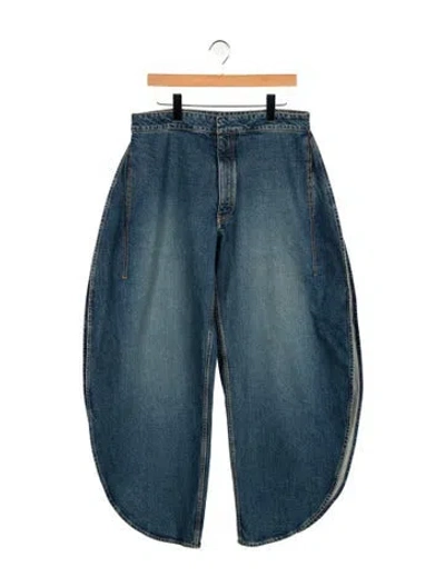 Pre-owned Alaïa High-rise Straight Leg Jeans W/ Tags In White