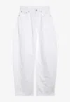 Alaïa Alaia White Rodeo Denim Trousers In White