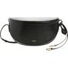 Alaïa Hip East West Grained Leather Cross-body Bag In Black