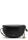 Alaïa Hip East West Grained Leather Cross-body Bag In Black