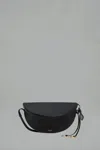 Alaïa Hip East West Shoulder Bag In Gray
