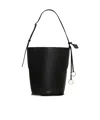 Alaïa Hip Small Bucket Bag In Calfskin In Black