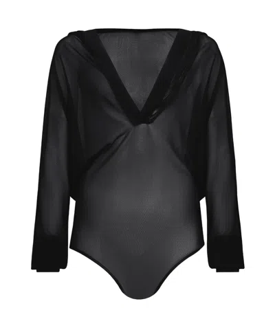 ALAÏA HOODED JUMPSUIT