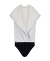 Alaïa Hooded Jumpsuit In White