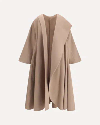 ALAÏA HOODED MAXI CAPE