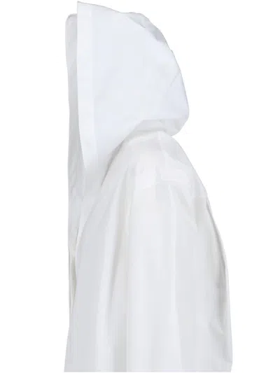 Alaïa Hooded Shirt In White