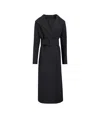 Alaïa Wool-blend Tailored Coat In Black