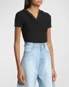 Alaïa Alaia Top In Noir Alaia
