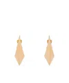 Alaïa Hook And Loop Earrings In Gold