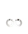 Alaïa Silver-tone Hoop Earrings In Metallic