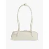 Alaïa Alaia Ivoire Le Teckel Small Leather Shoulder Bag In Ivoire