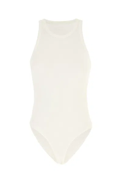 Alaïa Ivory Cotton Bodysuit