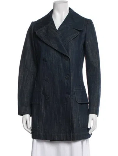 Pre-owned Alaïa Jacket In Blue