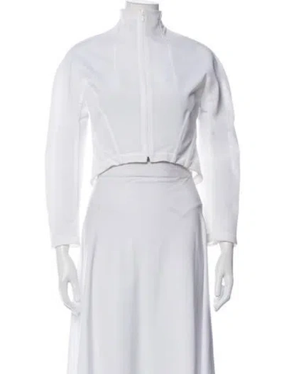 Pre-owned Alaïa Jacket In White