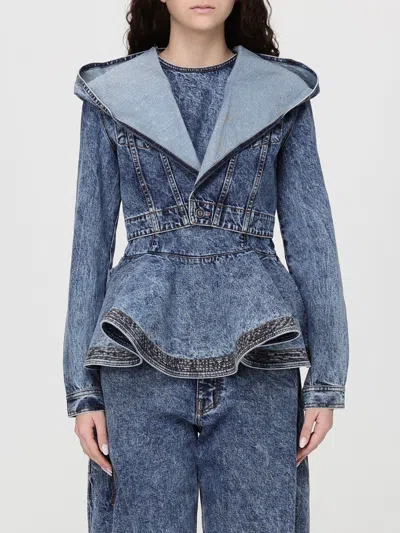 Alaïa Jacket Woman  In Blue