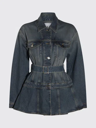 Alaïa Jacket Woman  In Blue