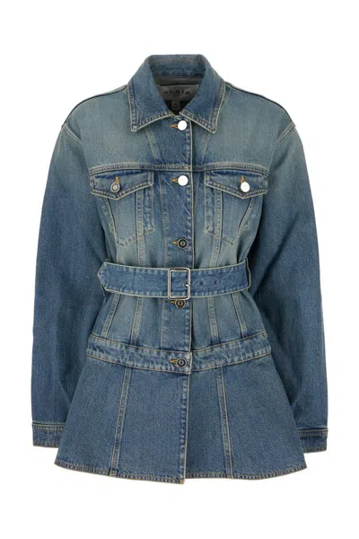 Alaïa Jackets & Vests In Blue