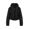 Alaïa Insulated Long Sleeve High Collar Jacket In Black