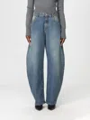 Alaïa Jeans  Woman Color Blue In Blue