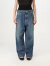 Alaïa Alaia Denim Jean Pants With Black Elastic Band In Denim