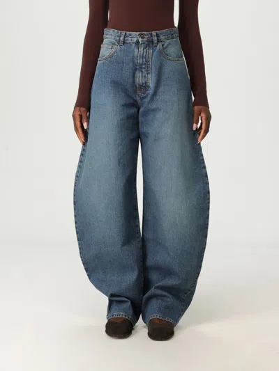 ALAÏA JEANS ALAÏA WOMAN COLOR DENIM,H23498028