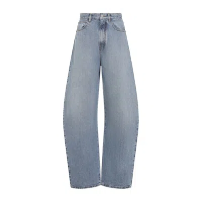 Alaïa Round Jeans In Blue