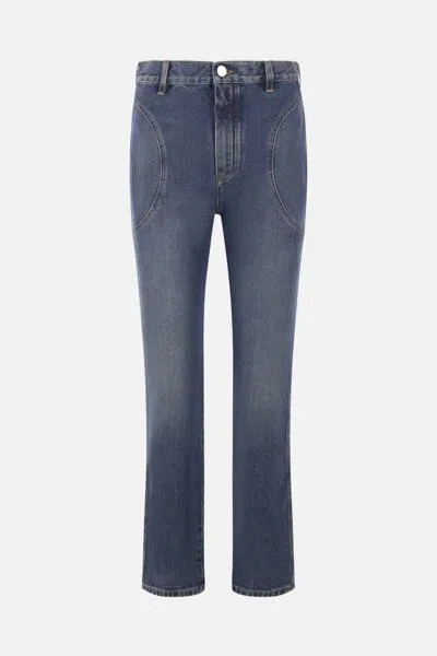 Alaïa Alaia Jeans In Vintage Bleu.