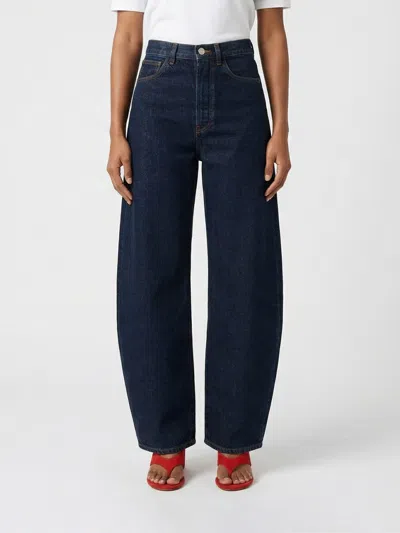 Alaïa Jeans  Woman Color Blue