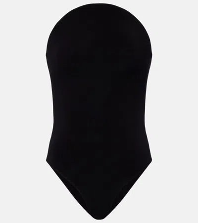 Alaïa Alaia Jersey Bodysuit In Black