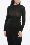 Alaïa Jersey Crewneck Top