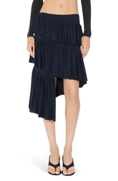 ALAÏA ALAÏA JERSEY SPIRAL SKIRT