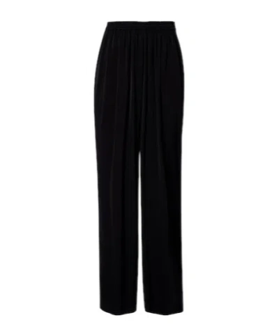 Alaïa Jersey Straight Pants In Black