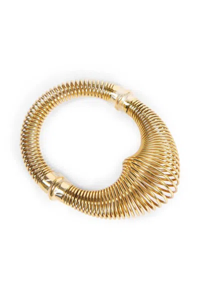 Alaïa Spiral Bracelet In Gold